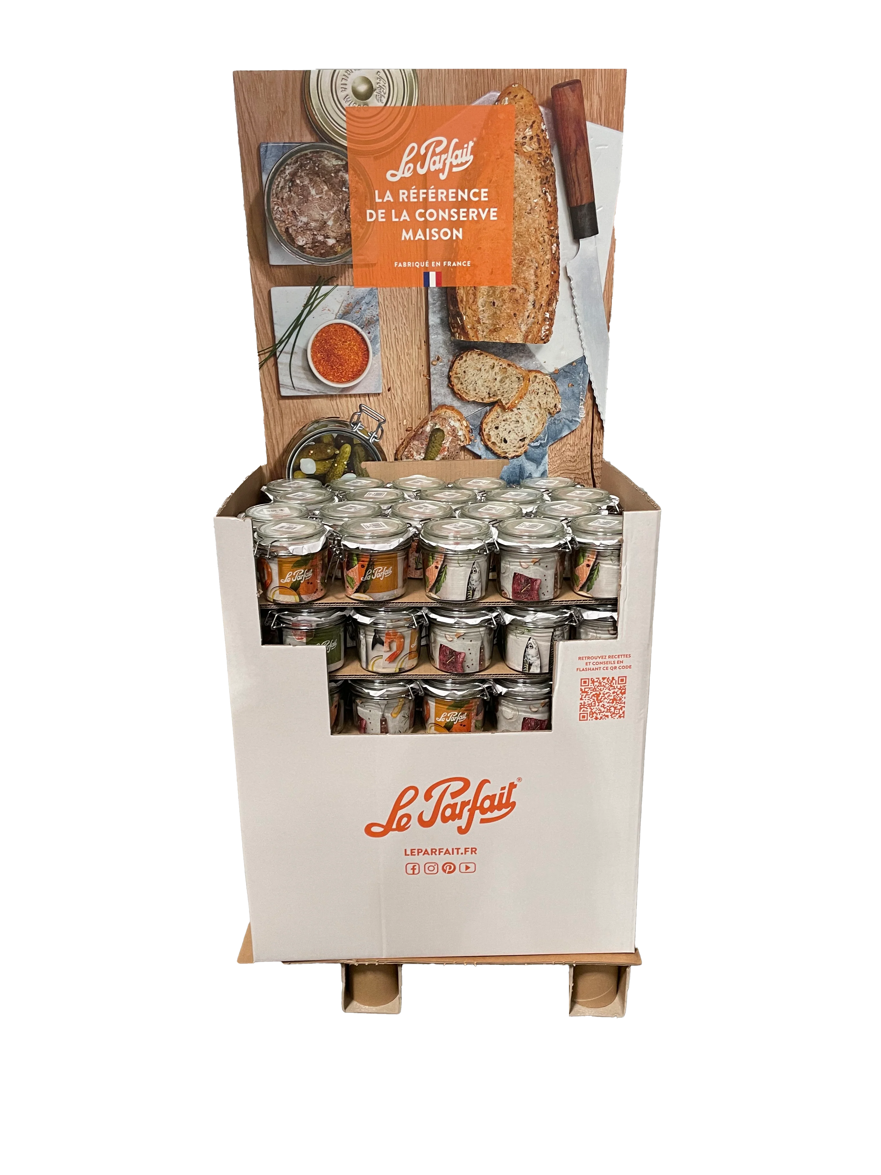 Box terrines LPS 350g Gencodé per unit